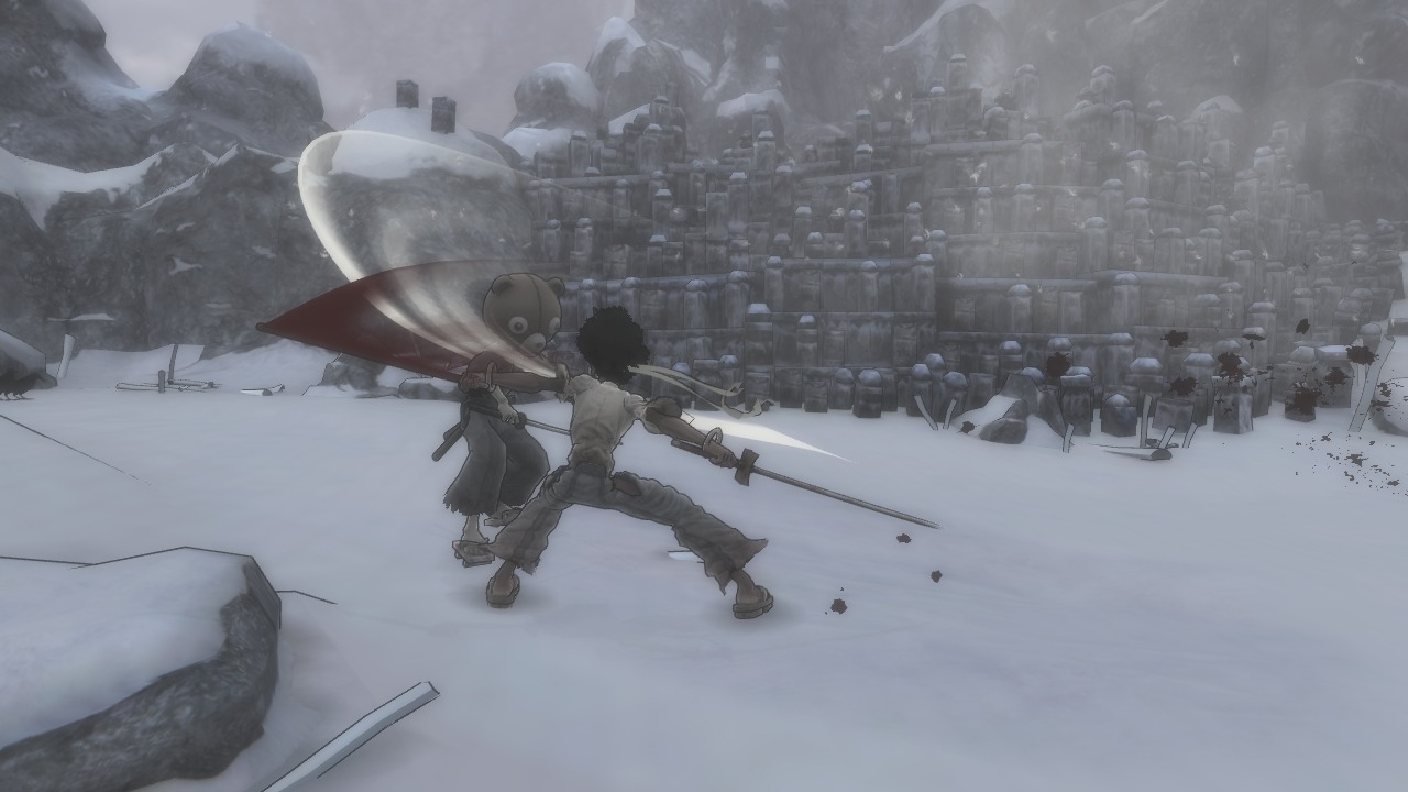 Some pictures to illustrate the release of Afro Samurai