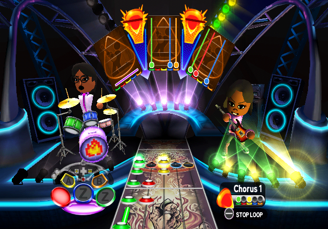 Guitar Hero World Tour s'éclate en images Wii