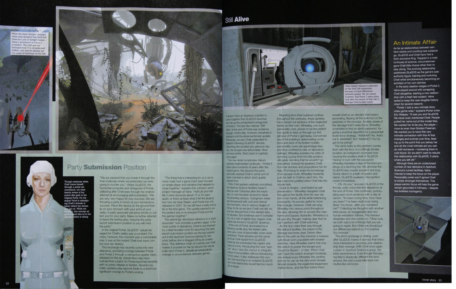 Premiers scans et infos pour Portal 2