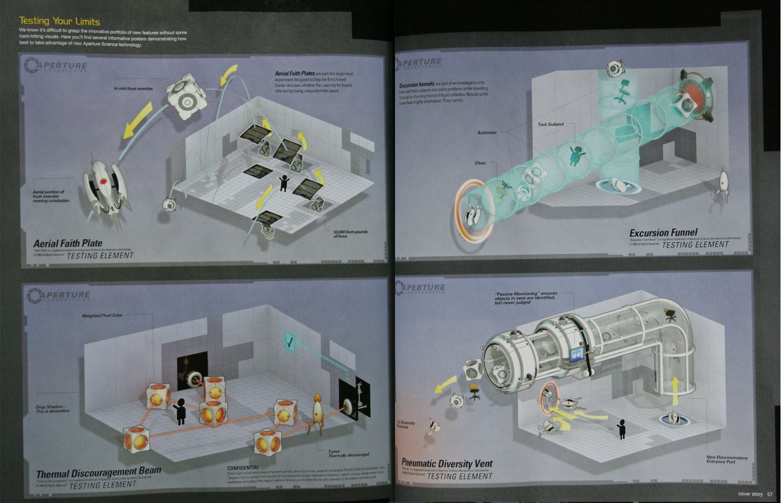 Premiers scans et infos pour Portal 2