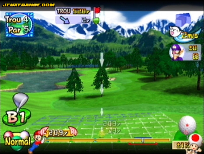 Mario Golf : images maison