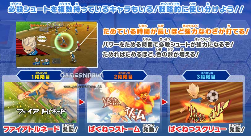 Inazuma Eleven Strikers : nouvelles images
