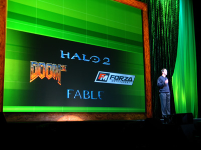 Images : conférence Xbox