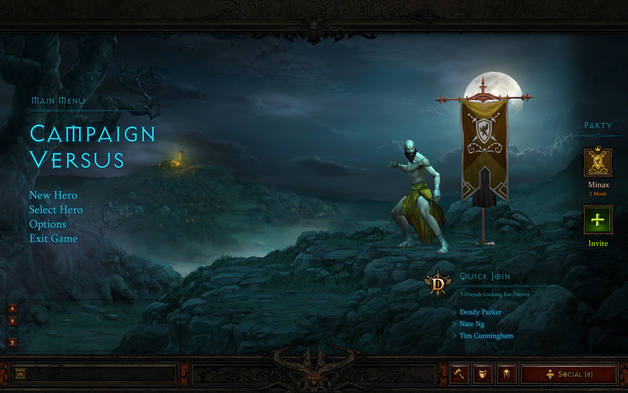 Video-Screens Diablo III
