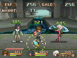 Une danseuse de The Idolmaster dans Tales of Hearts