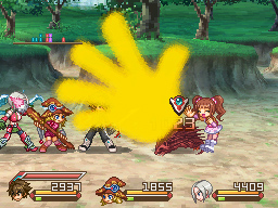 Une danseuse de The Idolmaster dans Tales of Hearts
