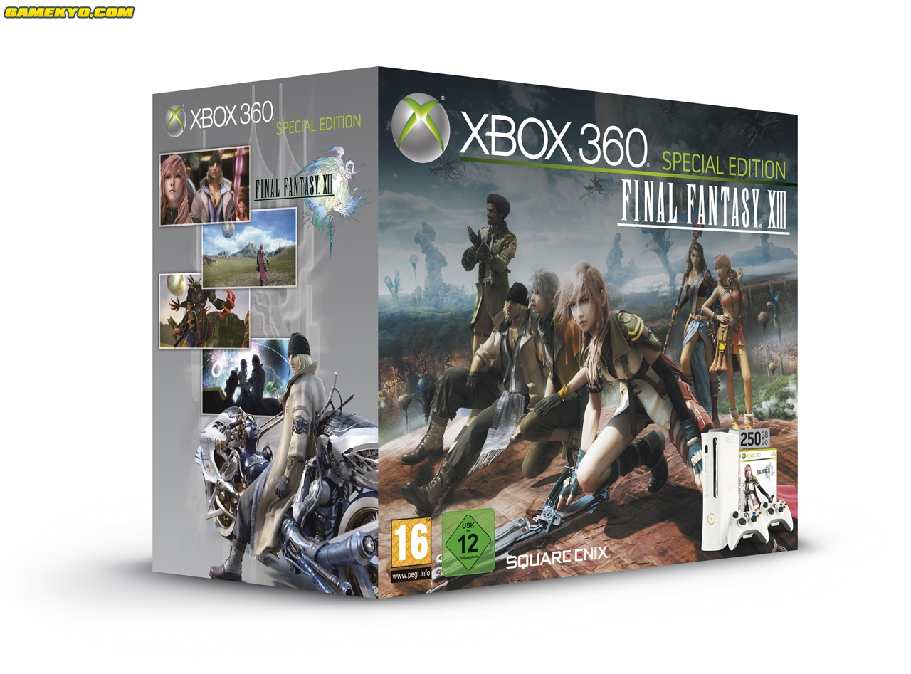 X10 : Deux packs Européens pour FFXIII et la Xbox 360