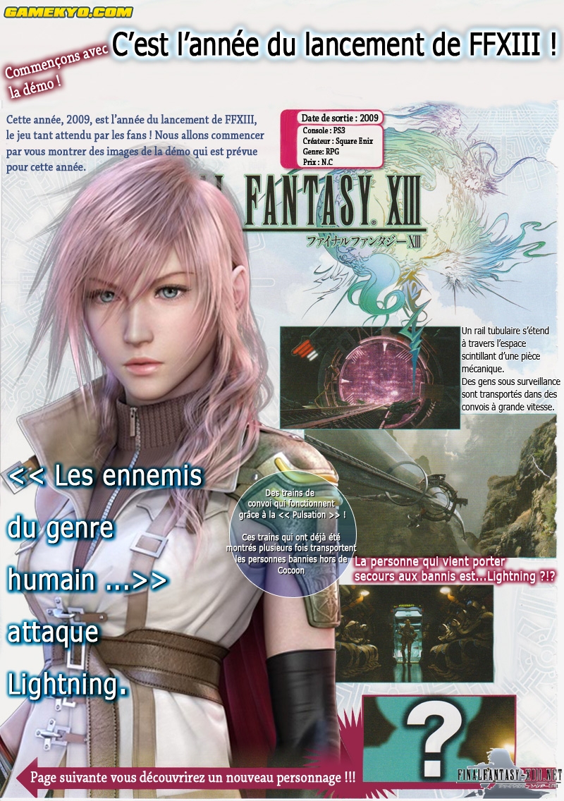Scans de Final Fantasy XIII (traduits)
