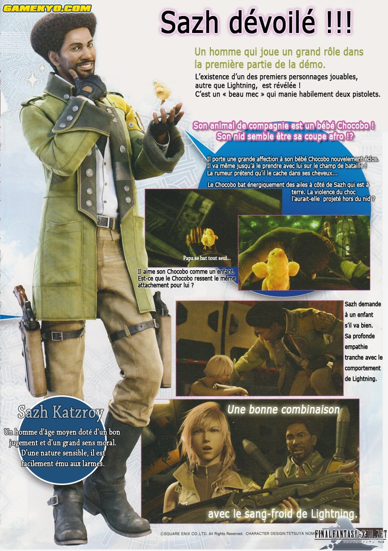 French translated scans for Final Fantasy XIII