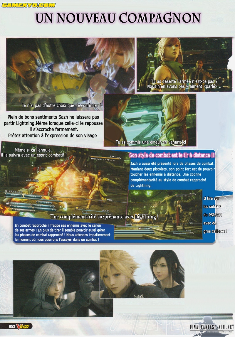 French translated scans for Final Fantasy XIII