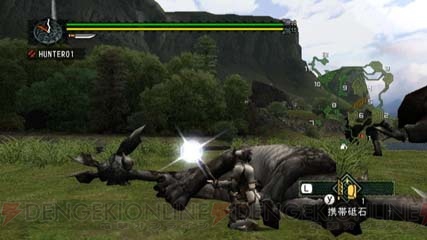 Les armes de Monster Hunter G en images