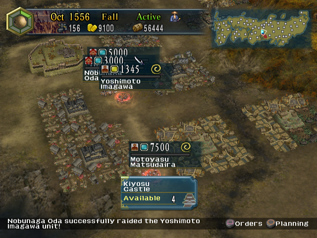 Nobunaga's Ambition : Iron Triangle part en guerre