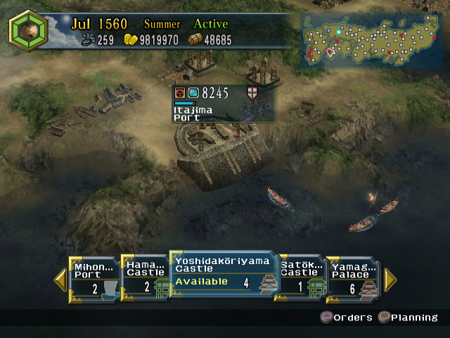 Nobunaga's Ambition : Iron Triangle part en guerre