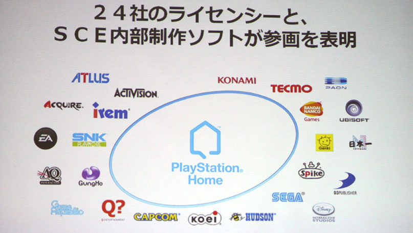 24 intervenants sur le Playstation Home