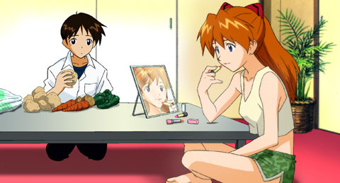 Neon Genesis Evengelion sur PSP en beaucoup d'images