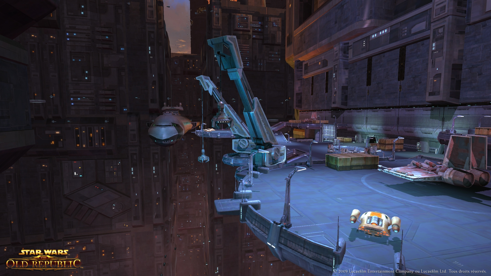 SW The Old Republic : Des images de Coruscant