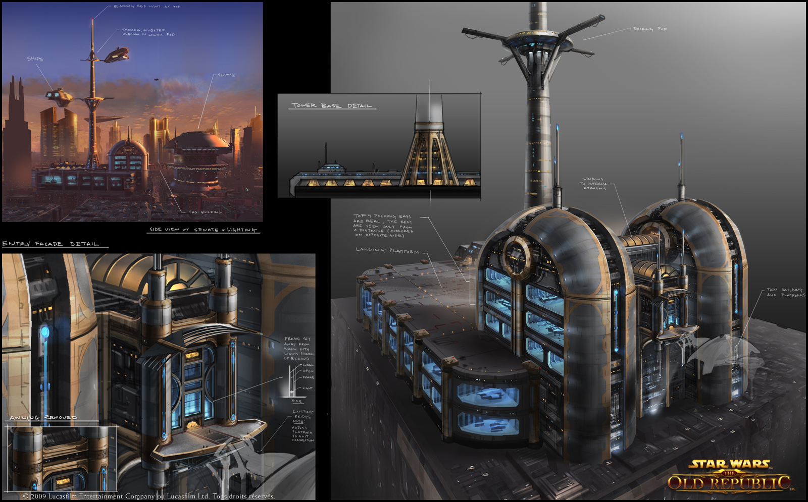 SW The Old Republic : Des images de Coruscant