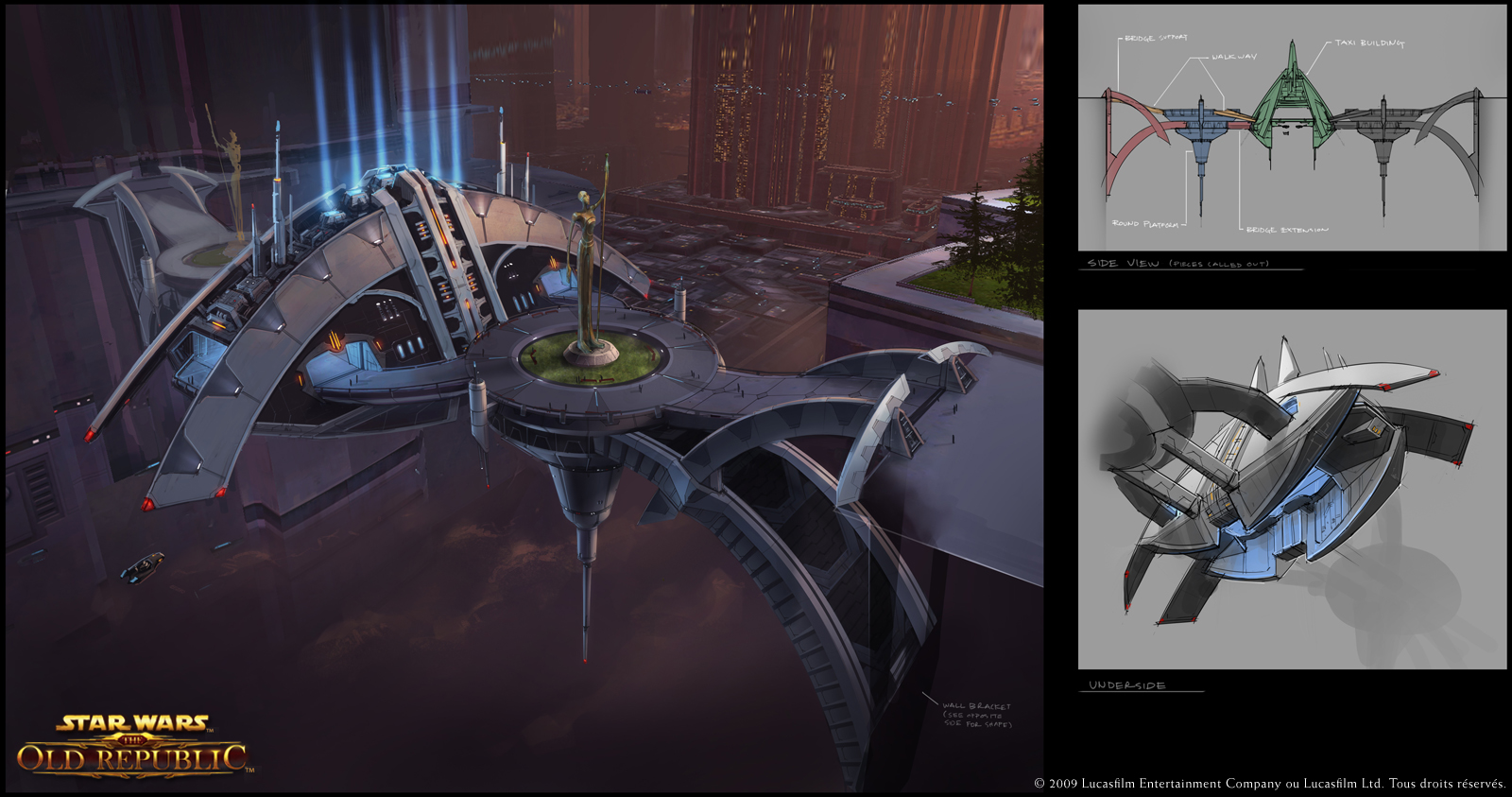 SW The Old Republic : Des images de Coruscant