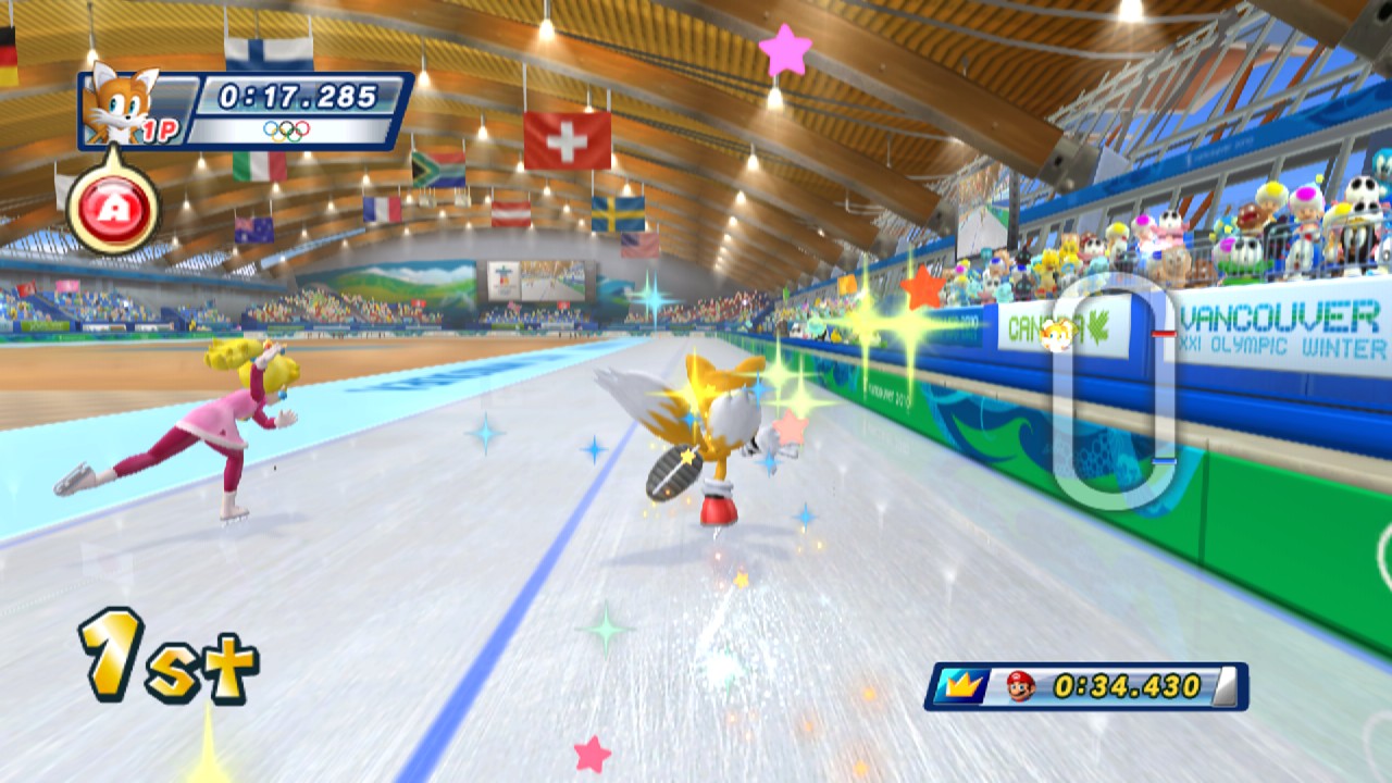 Mario & Sonic aux JO d'Hiver en grande forme 