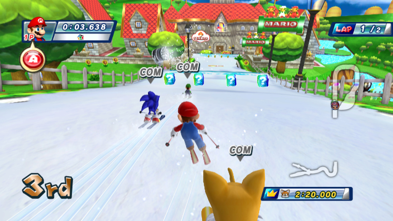 Mario & Sonic at the Olympic Winter : pics and trailer