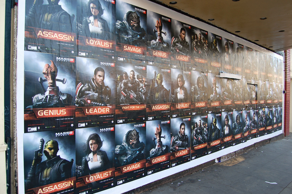 Mass Effect 2 : OST, Pub et première note