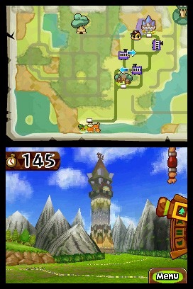 Des images pleines d'infos pour Zelda DS