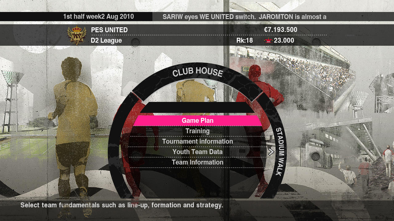 PES 2010 : la Master League rénovée en images