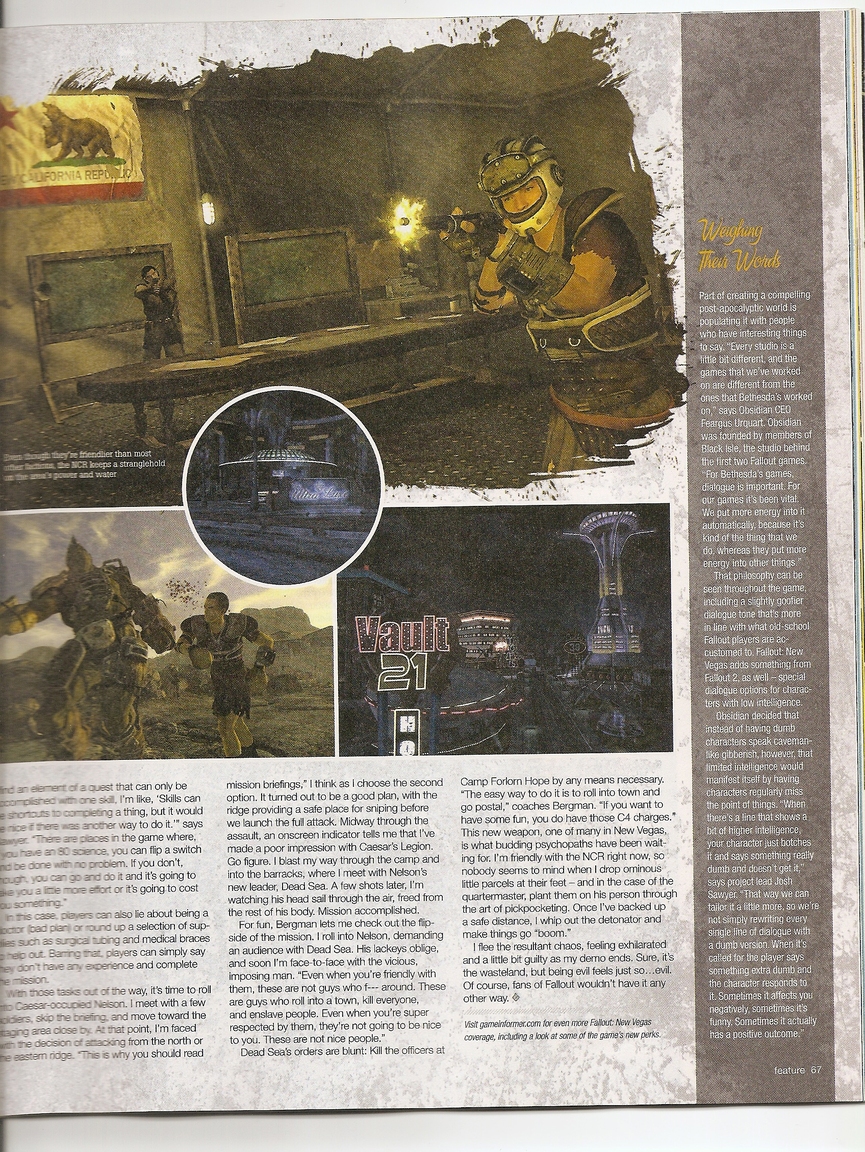 Fallout New Vegas: new images