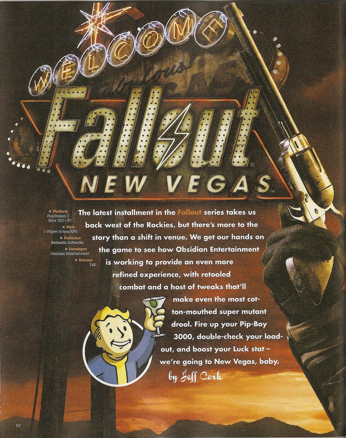 Fallout New Vegas : détente au casino