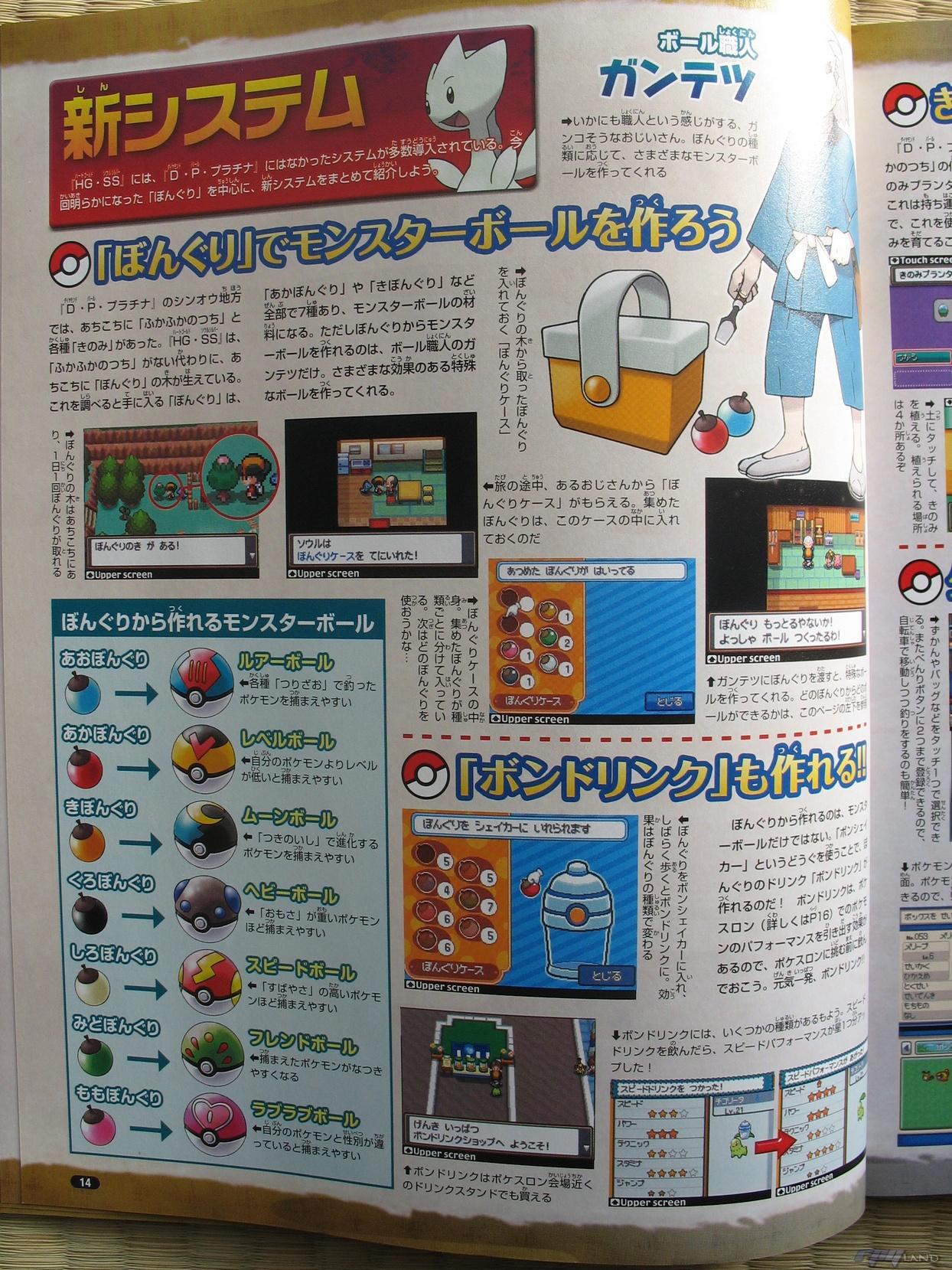 Pokémon Or et Argent DS : le plein d'images
