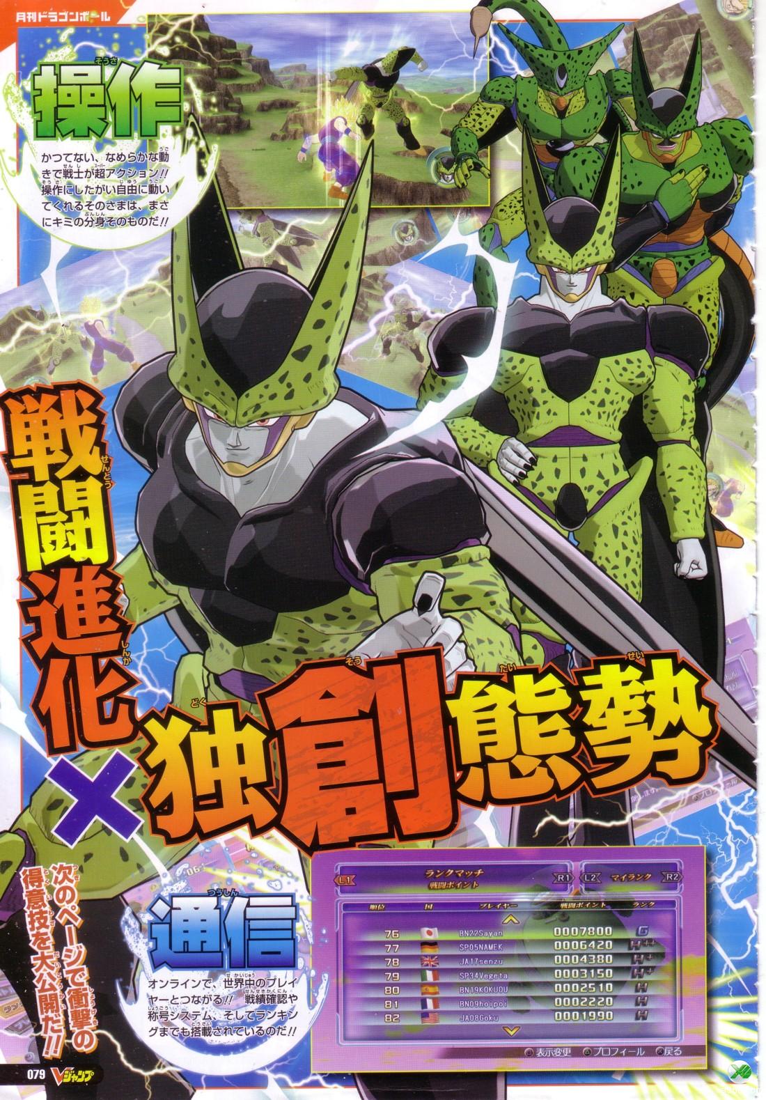 Dragon Ball Z : Raging Blast : nouveaux scans