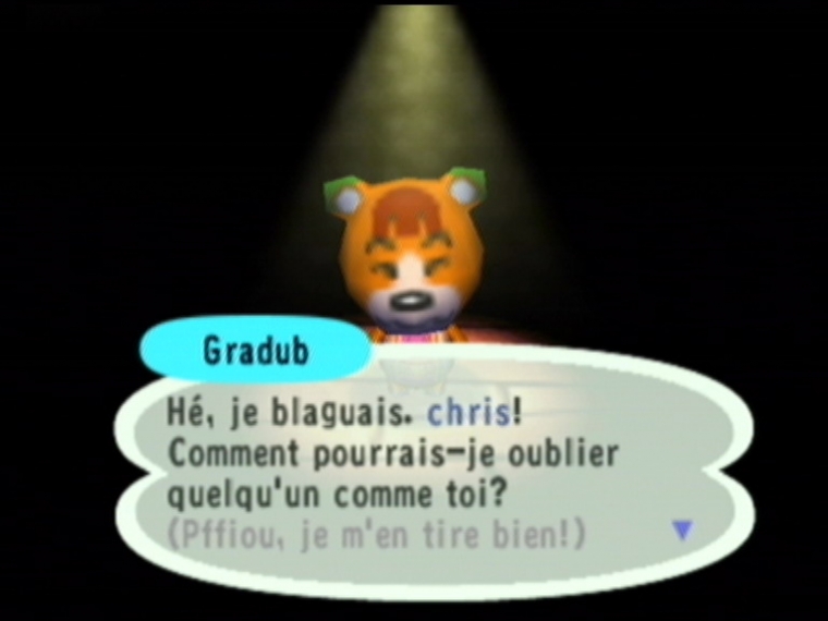 Animal Crossing en français