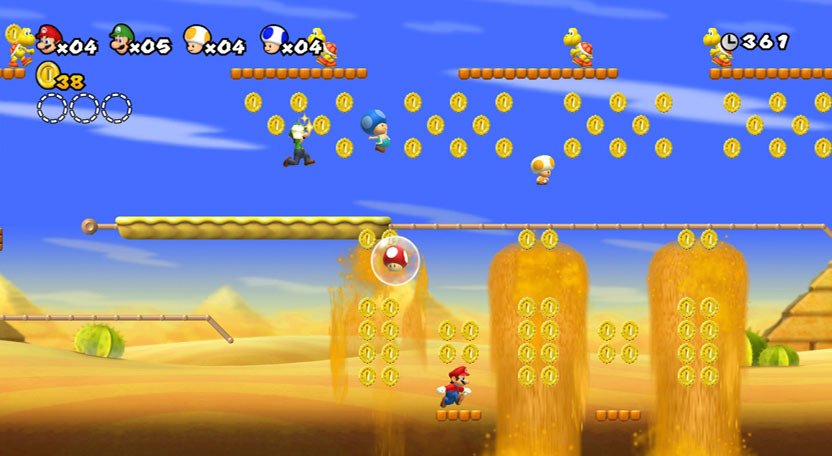 New Super Mario Bros Wii : nouvelles images colorées
