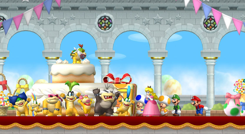 New Super Mario Bros Wii : nouvelles images colorées