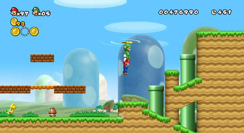 New Super Mario Bros Wii : nouvelles images colorées