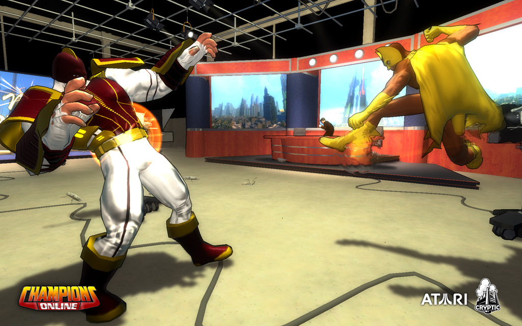 Champions Online donne des coups en images
