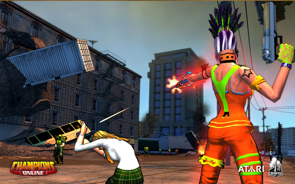 Champions Online donne des coups en images