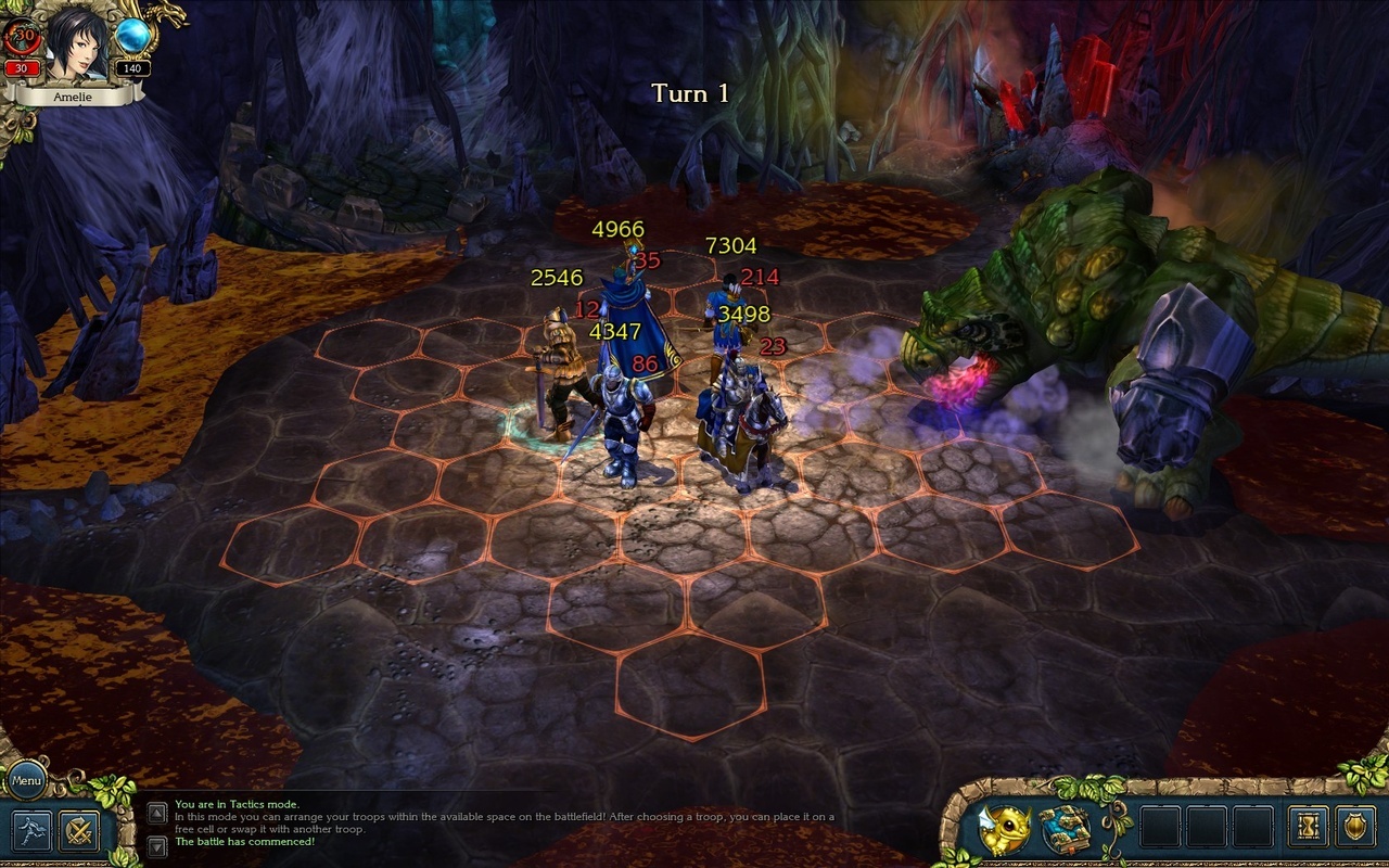 Déferlement d'images pour King's Bounty : Princess in Armor