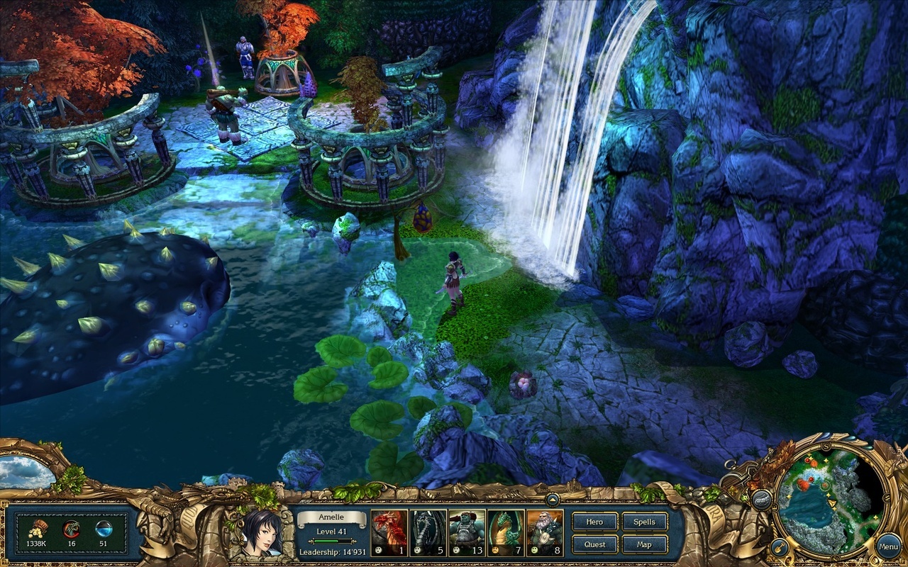 Déferlement d'images pour King's Bounty : Princess in Armor