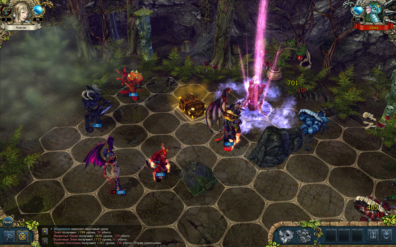 Déferlement d'images pour King's Bounty : Princess in Armor