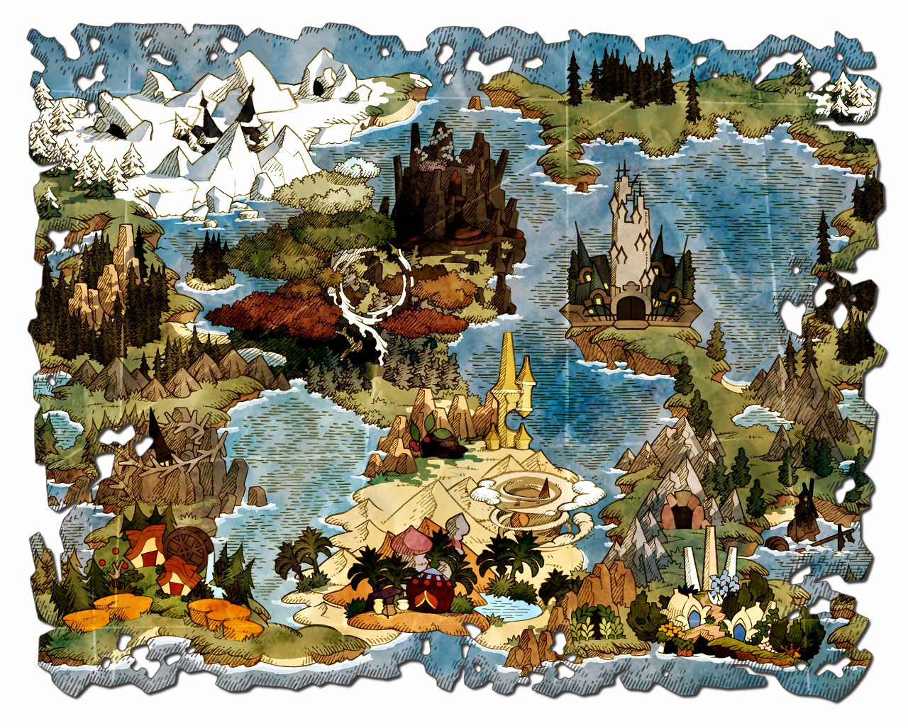 Final Fantasy Gaiden : images et artworks