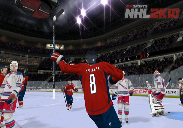 La version Wii de NHL 2K10 imagée