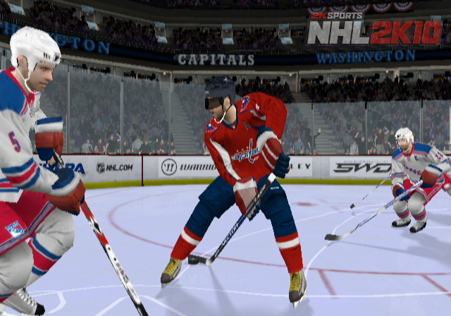 La version Wii de NHL 2K10 imagée