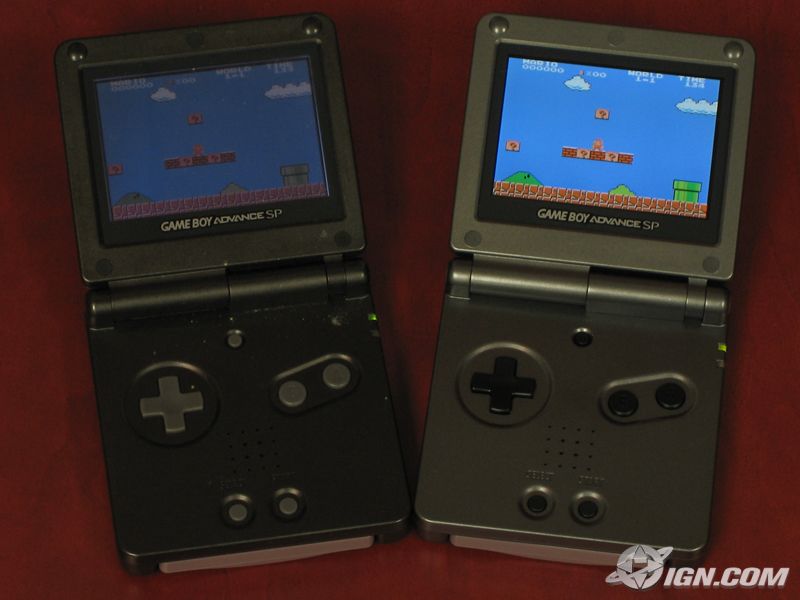 La GBA SP s'illumine