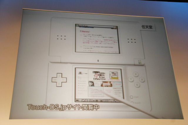 Conférence Nintendo sur la Nintendo DS