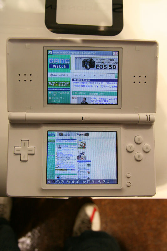 Surfer sur le Net avec sa Nintendo DS