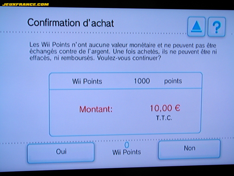 La boutique Wii ouverte aujourd'hui