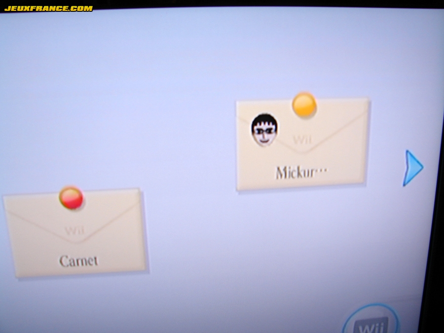 Envoyer des messages sur Wii
