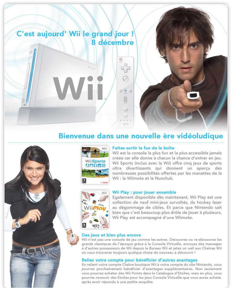 Des Etoiles contre des points Wii