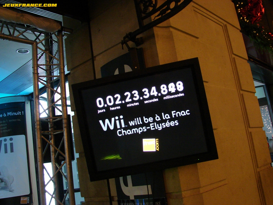 Lancement de la Wii à Paris